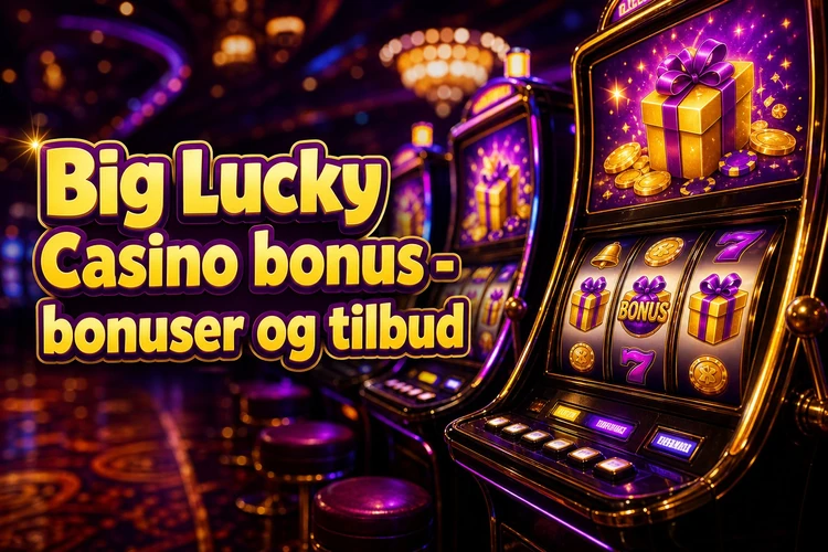 Big Lucky Casino bonus - bonuser og tilbud