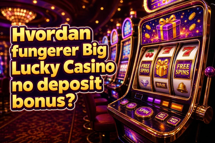 Hvordan fungerer Big Lucky Casino no deposit bonus?
