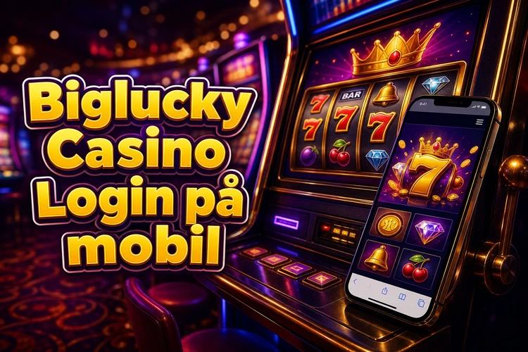 Slik logger du inn på Big Lucky Casino